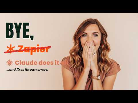 I Replaced Zapier With Claude (It Fixes Its Own Errors)
